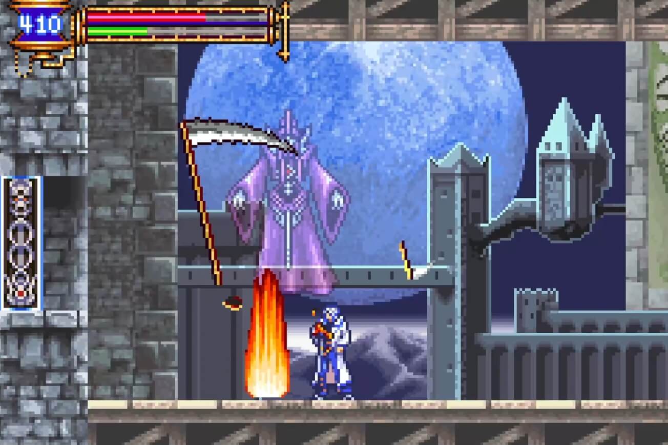 Castlevania Aria of Sorrow - геймплей игры Game Boy Advance